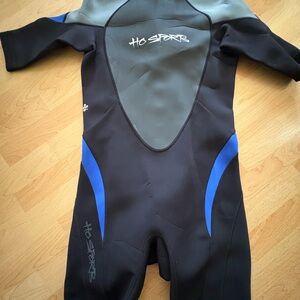 Men's Black and Blue Rashguard